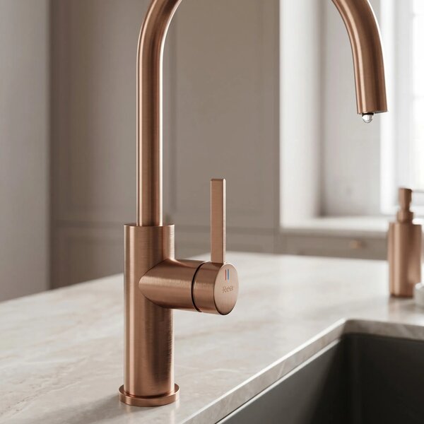 Konyhai csaptelep REA Rivo Brush Copper