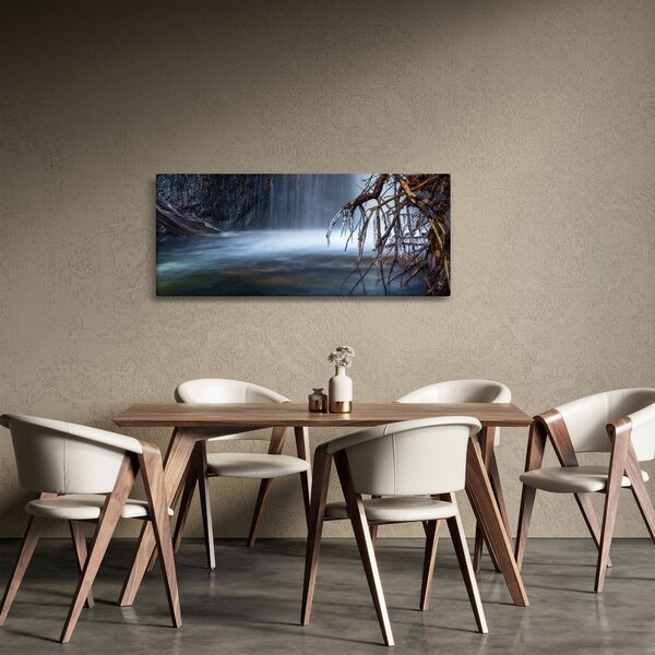 Egy téli lagúna képe (120x50 cm)