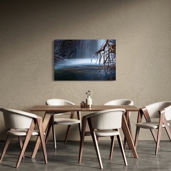 Egy téli lagúna képe (90x60 cm)
