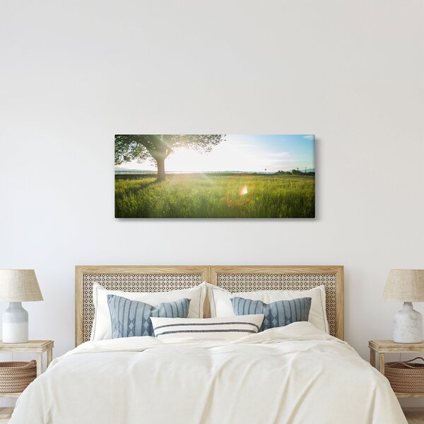 Egy fa képe a mezőn (120x50 cm)