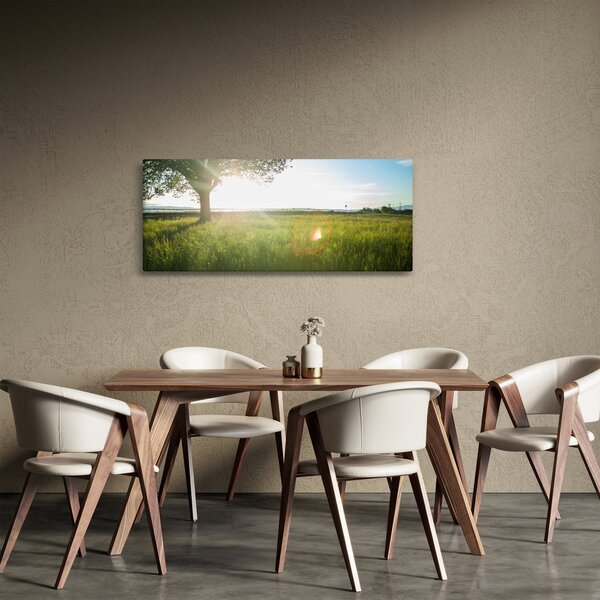 Egy fa képe a mezőn (120x50 cm)