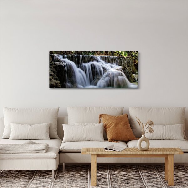 Kép - Vízesések kaszkádjai (120x50 cm)