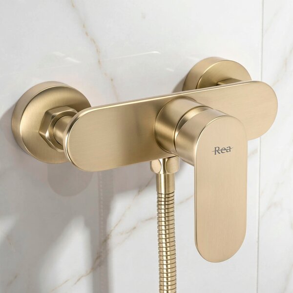 Zuhanycsaptelep Rea DROP Brush Gold
