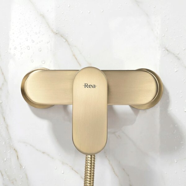 Zuhanycsaptelep Rea DROP Brush Gold