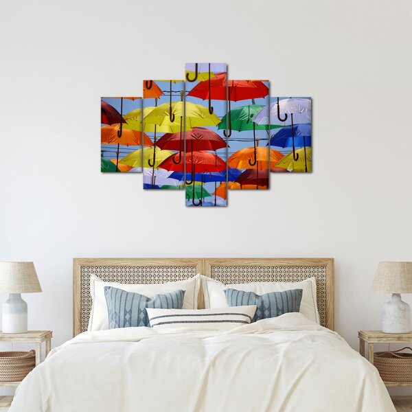 Színes esernyők képe (150x105 cm)
