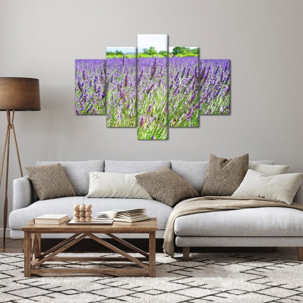 Egy mező képe a levendulával (150x105 cm)