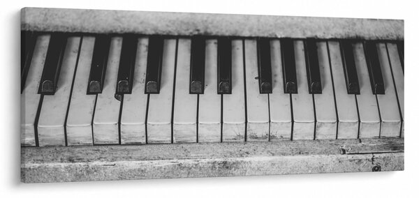 Egy régi zongora képe (120x50 cm)