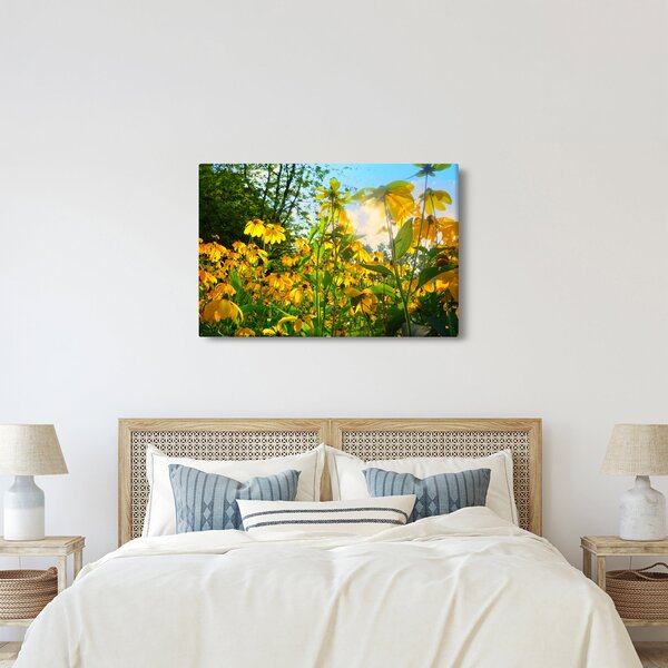 Sárga virágok képe (90x60 cm)