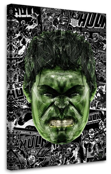 Gario Vászonkép Zöld Hulk - Rubiant Méret: 40 x 60 cm