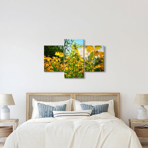 Sárga virágok képe (90x60 cm)