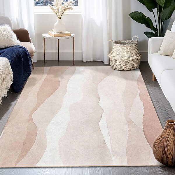 Krémszínű mosható szőnyeg 60x100 cm Komodo Beach – Mila Home
