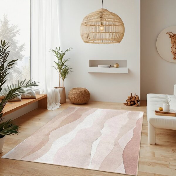 Krémszínű mosható szőnyeg 60x100 cm Komodo Beach – Mila Home