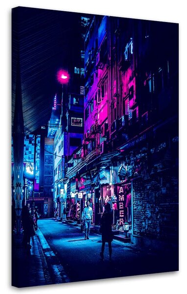 Gario Vászonkép Neon utca - Gab Fernando Méret: 40 x 60 cm