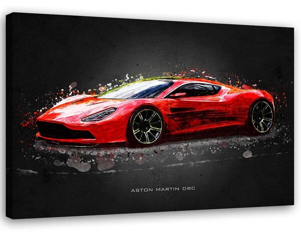 Gario Vászonkép Vörös Aston Martin - Gab Fernando Méret: 60 x 40 cm