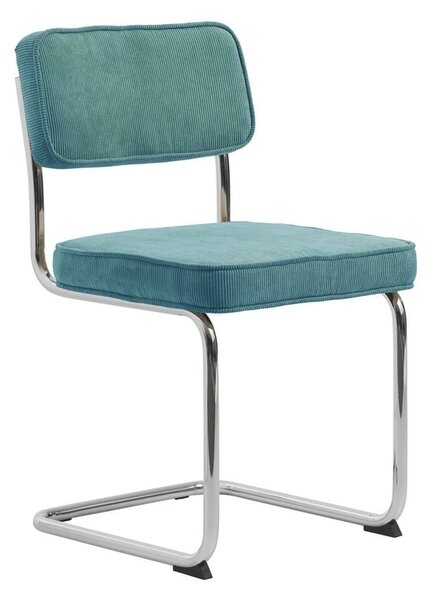 Türkiz kordbársony étkezőszék Rupert – Unique Furniture