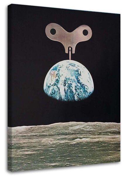 Gario Vászonkép A Föld bolygó mint zenedoboz - Lili Chartrand Méret: 40 x 60 cm