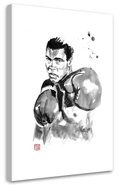 Gario Vászonkép Muhammad Ali - Péchane Méret: 40 x 60 cm