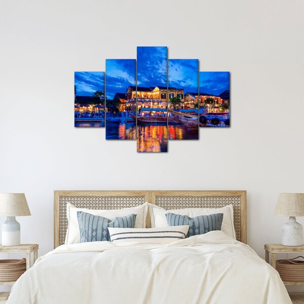 Egy kép Hoi An éjszakai városáról, Vietnam (150x105 cm)