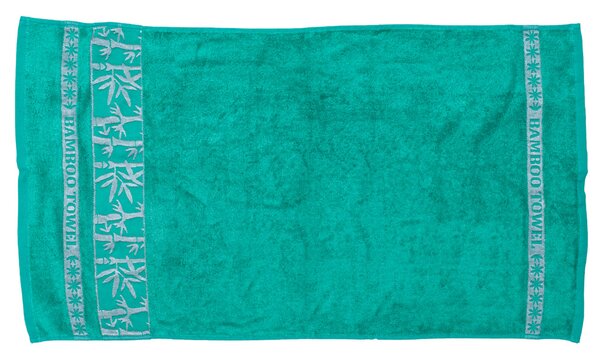 Bambusz törölköző BAMBOO 70x140 cm zöld, 70% bambusz | 30% pamut