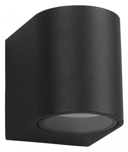 Milagro Oval kültéri homlokzati / fali lámpa fekete IP44 1xGU10