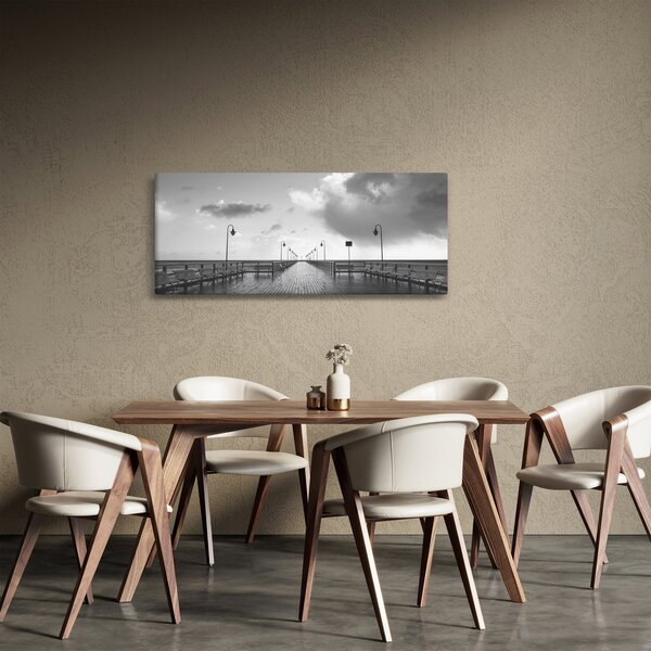 Kép - Sétány a parton (120x50 cm)