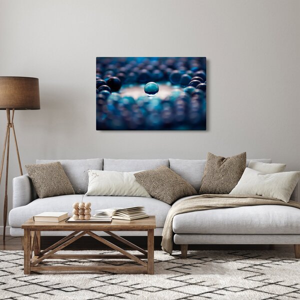 Festés - Kék golyók (90x60 cm)