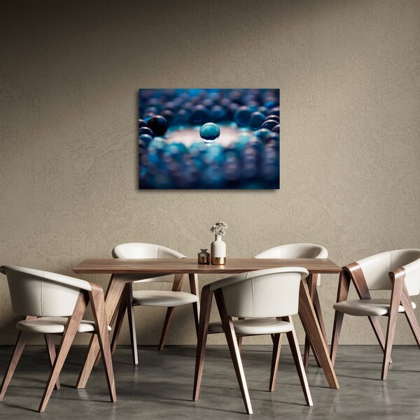 Festés - Kék golyók (70x50 cm)