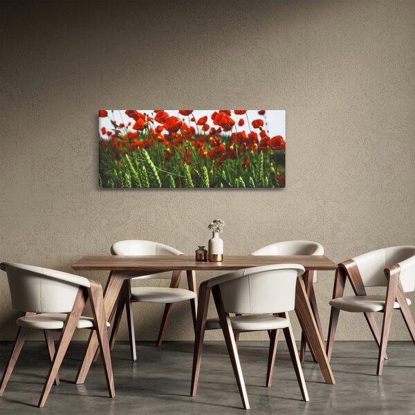 A pipacsok képe a szélben (120x50 cm)