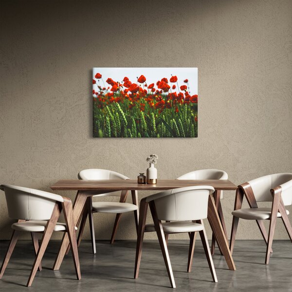 A pipacsok képe a szélben (90x60 cm)