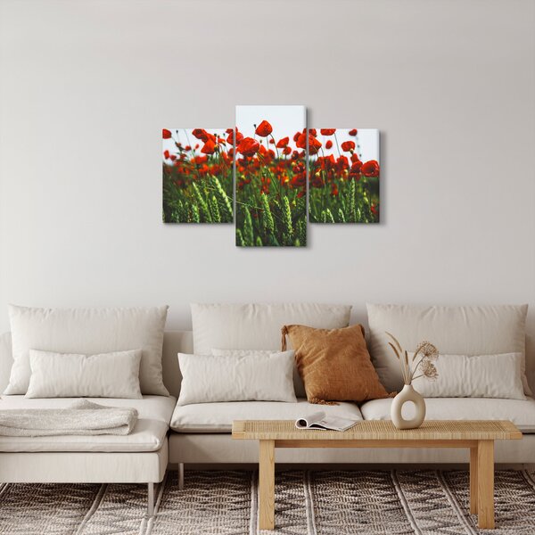 A pipacsok képe a szélben (90x60 cm)