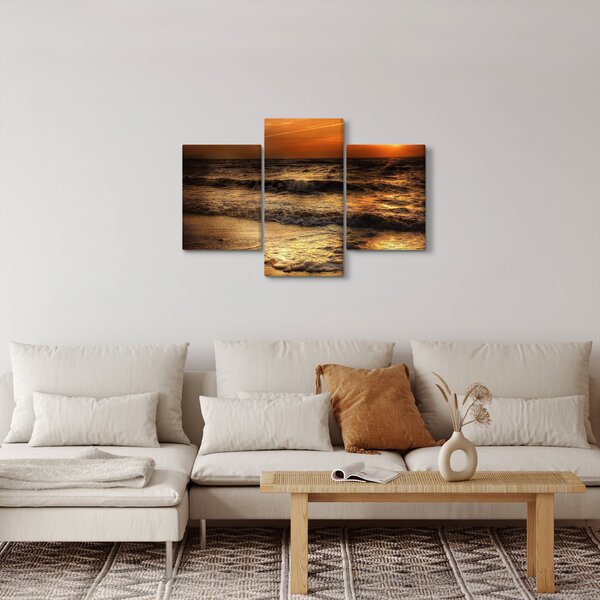 Kép - Hullámok a parton (90x60 cm)