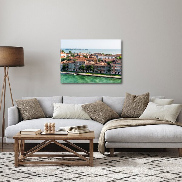 Kép - Légi felvétel a városra (70x50 cm)