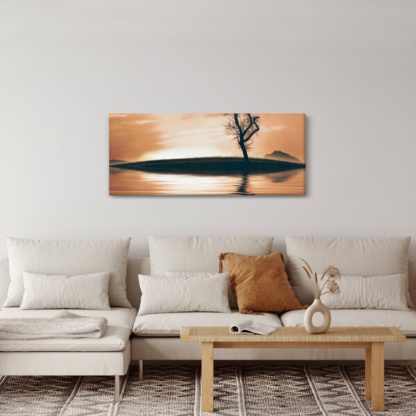 Egy fa képe egy szigeten (120x50 cm)