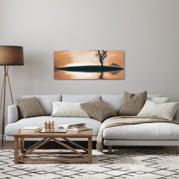 Egy fa képe egy szigeten (120x50 cm)