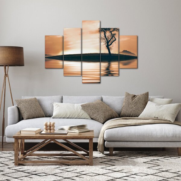 Egy fa képe egy szigeten (150x105 cm)