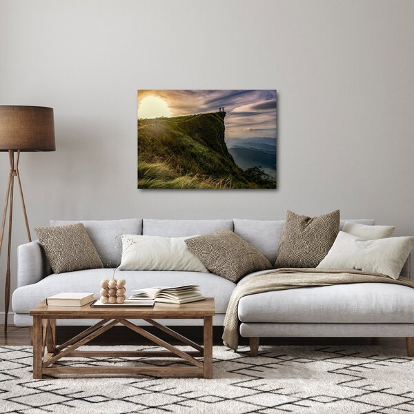 Egy nő képe a sziklán (70x50 cm)