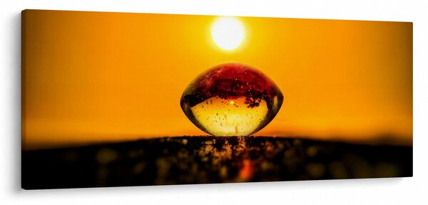 Egy üvegcsepp képe (120x50 cm)