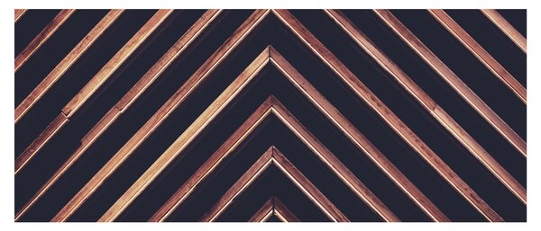 Egy fa motívum képe fekete alapon (120x50 cm)