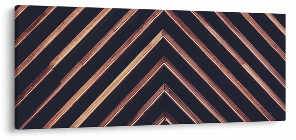 Egy fa motívum képe fekete alapon (120x50 cm)
