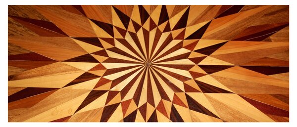 Kép - Fa kollázs (120x50 cm)