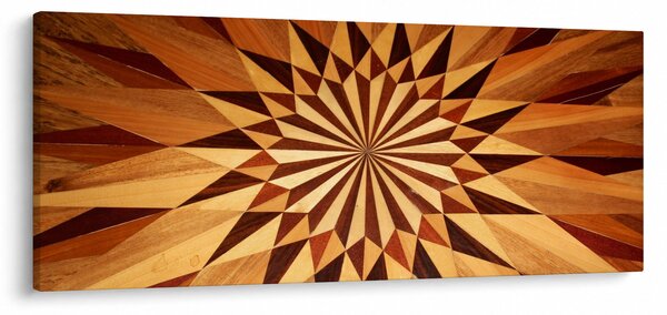 Kép - Fa kollázs (120x50 cm)