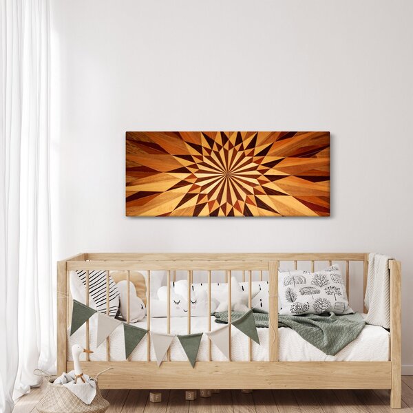 Kép - Fa kollázs (120x50 cm)