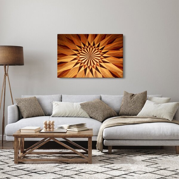 Kép - Fa kollázs (90x60 cm)