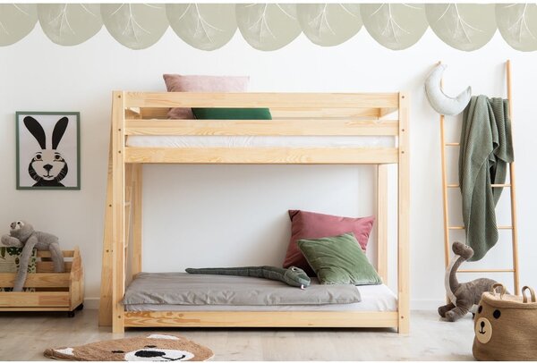 Emeletes fenyőfa gyerekágy 70x160 cm CLPB - Adeko
