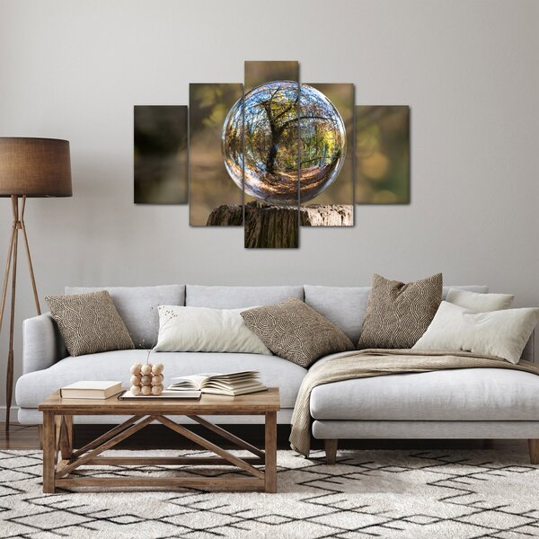 Kép - Tükröződés az üveggömbben (150x105 cm)