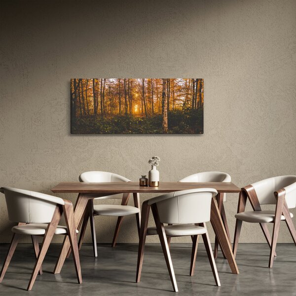Egy őszi erdő képe (120x50 cm)
