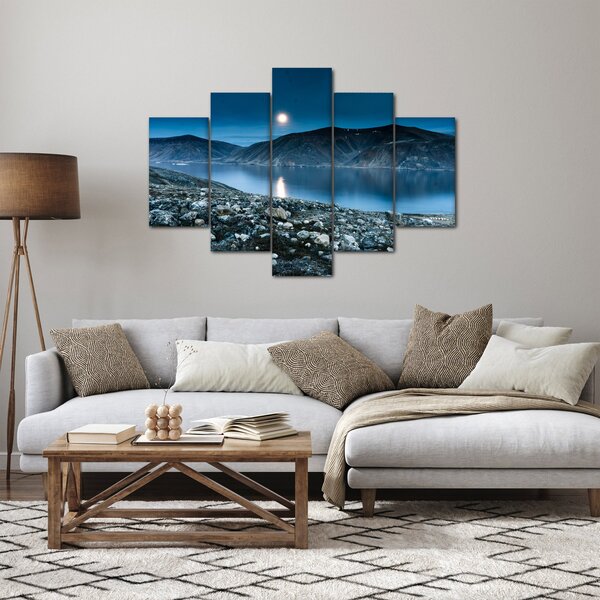 Egy éjszakai táj képe, Izland (150x105 cm)