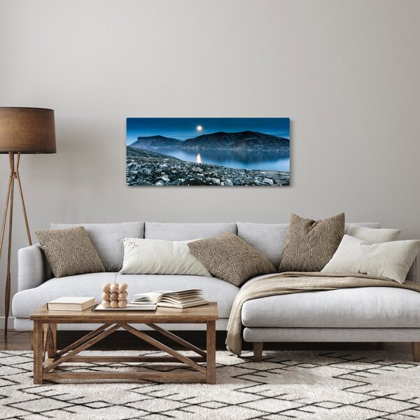 Egy éjszakai táj képe, Izland (120x50 cm)