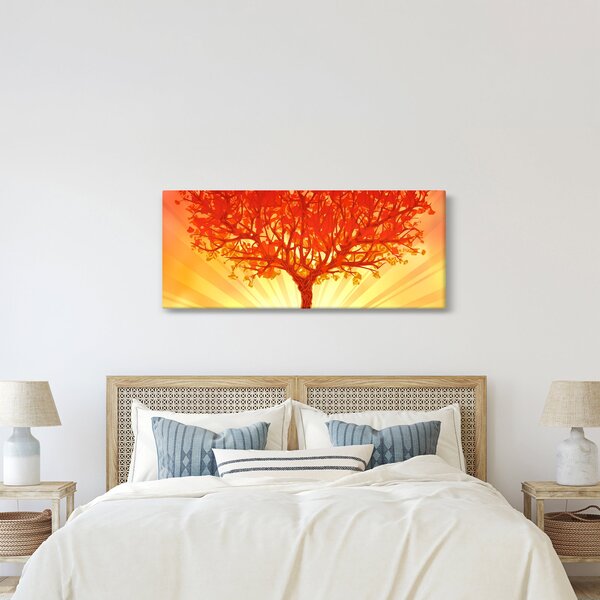 Kép - Fa a nap ragyogásában (120x50 cm)