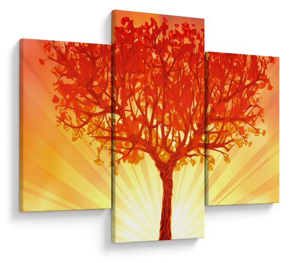 Kép - Fa a nap ragyogásában (90x60 cm)